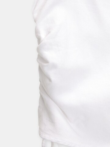Pull&Bear Top w kolorze biały