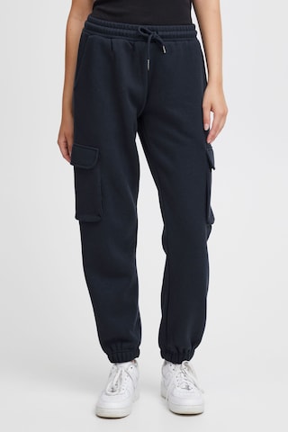 Oxmo Tapered Broek 'Honnie' in Blauw: voorkant