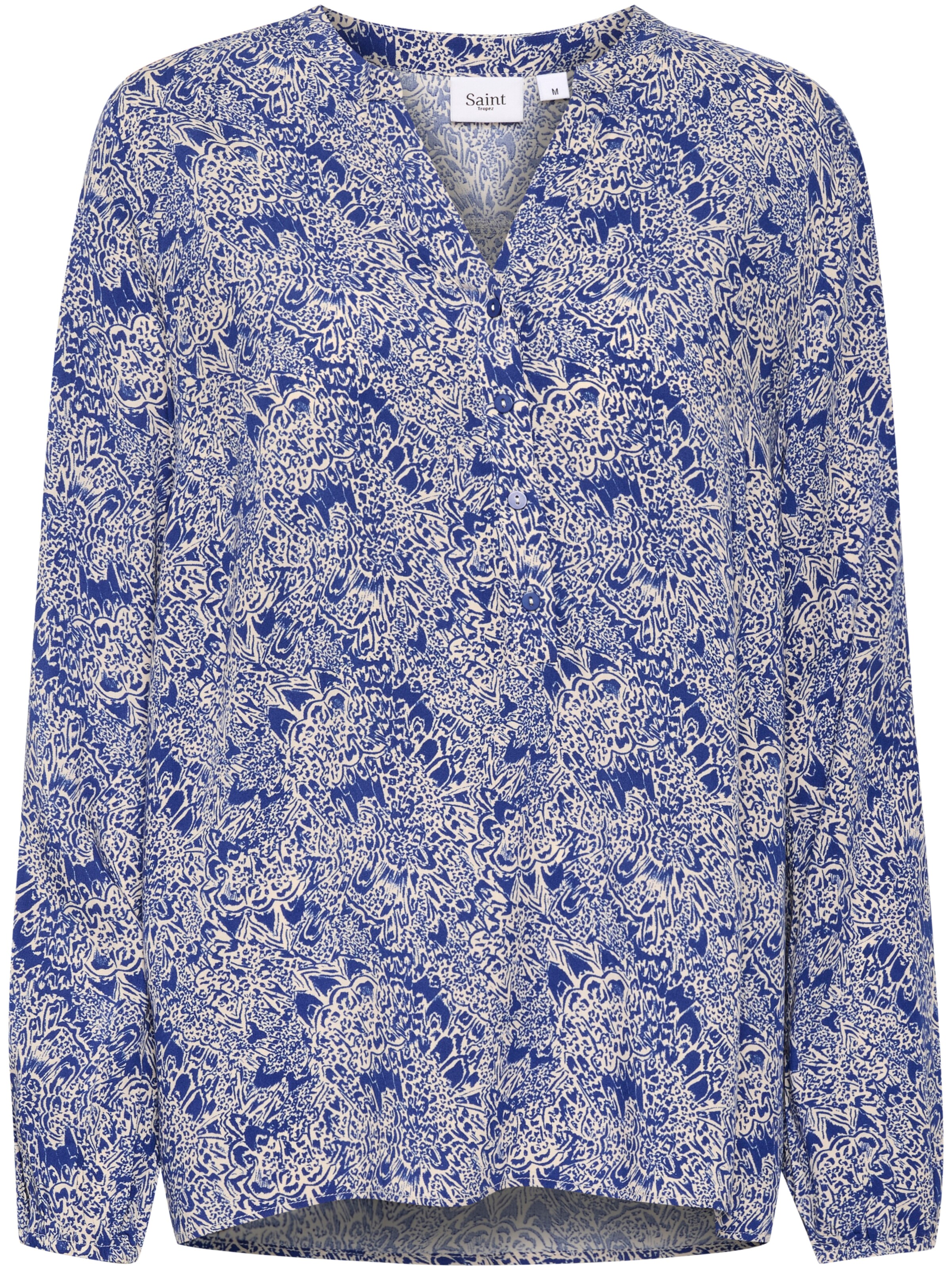 SAINT TROPEZ - Blusa en azul: frente