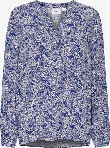 Camicia da donna di SAINT TROPEZ in blu: frontale