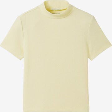 T-Shirt TOM TAILOR en jaune : devant