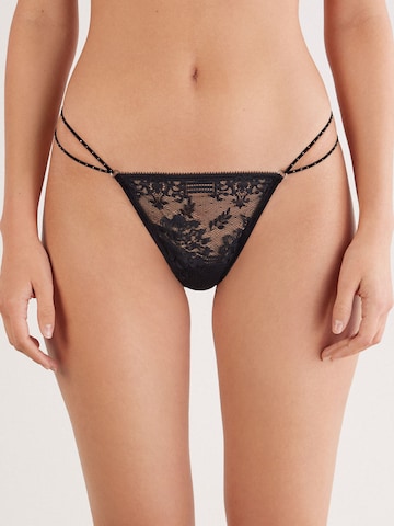 INTIMISSIMI String 'LA FEMME FATALE' in Schwarz: Vorderseite