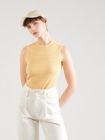 Rotholz Top in Yellow: front