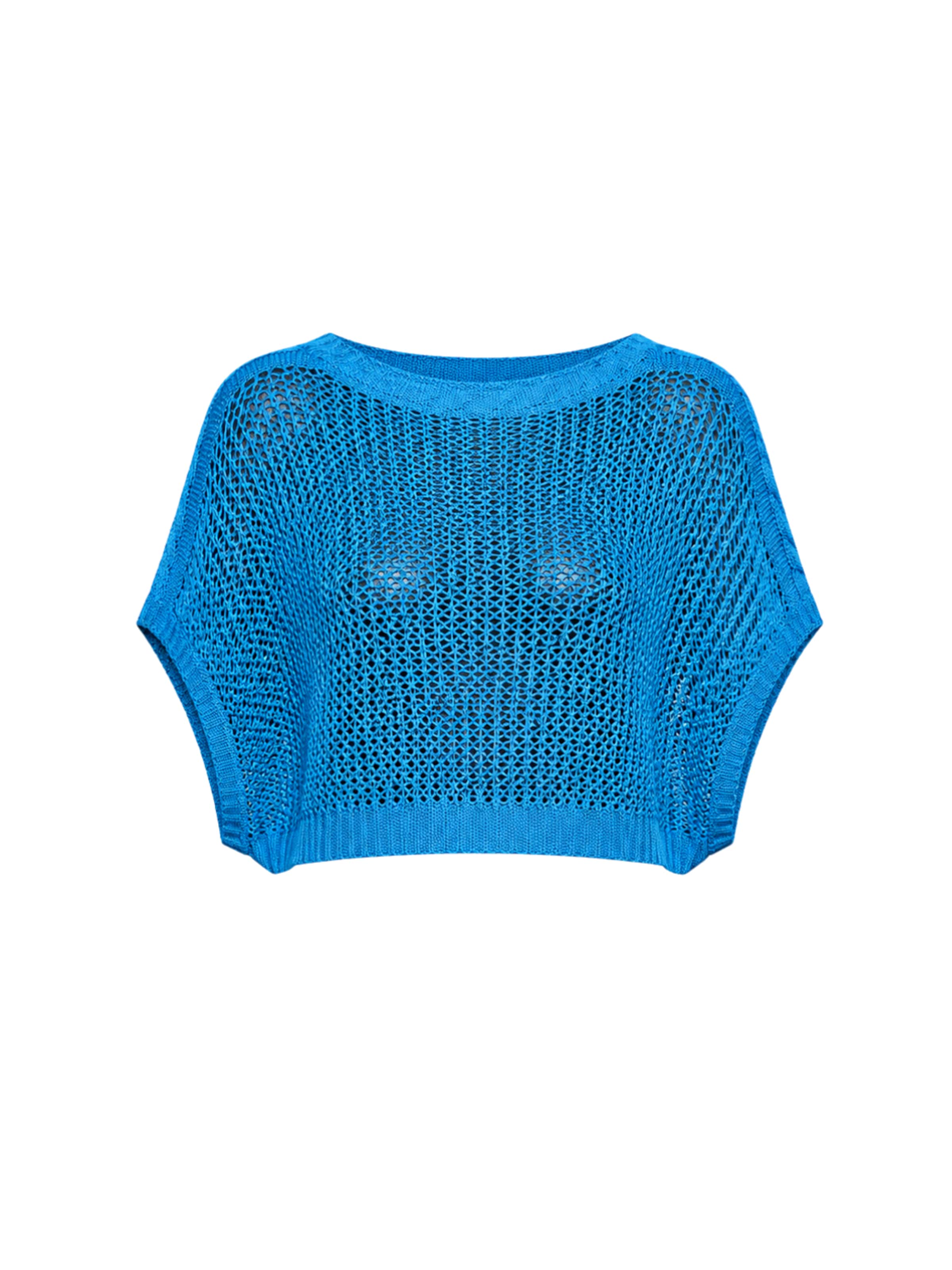 Süel knitwear Knitted top 'Birthday' in Blue: front