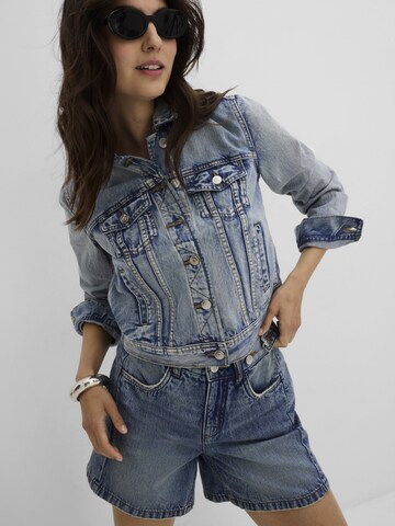 bonprix Loosefit Jeans in Blau