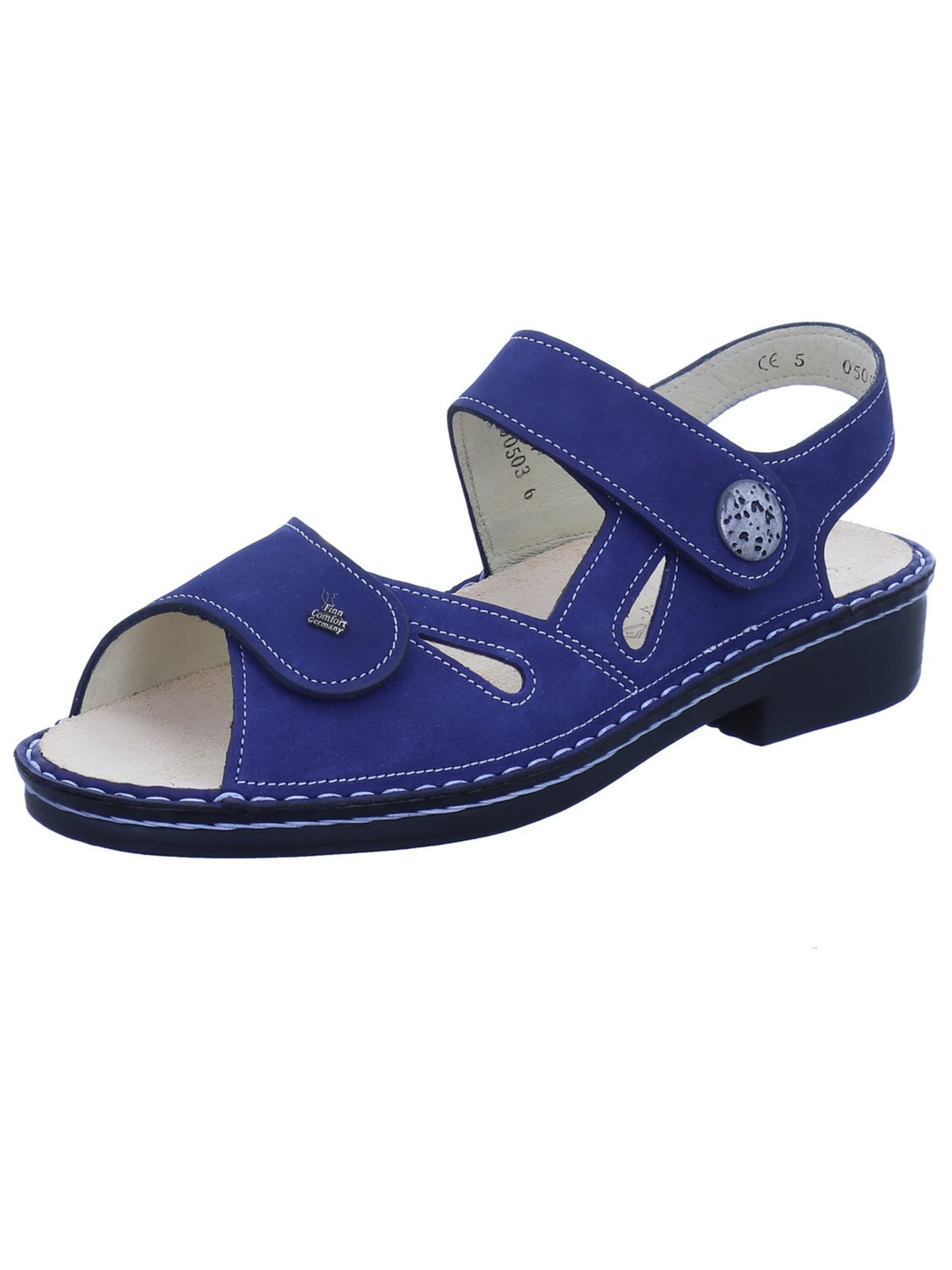 Sandalo di Finn Comfort in blu: frontale