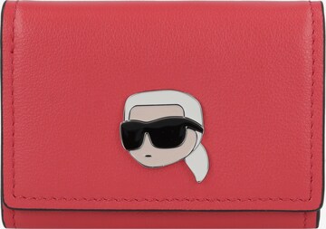 Karl Lagerfeld Portemonnee 'Ikonik 2.0' in Rood: voorkant