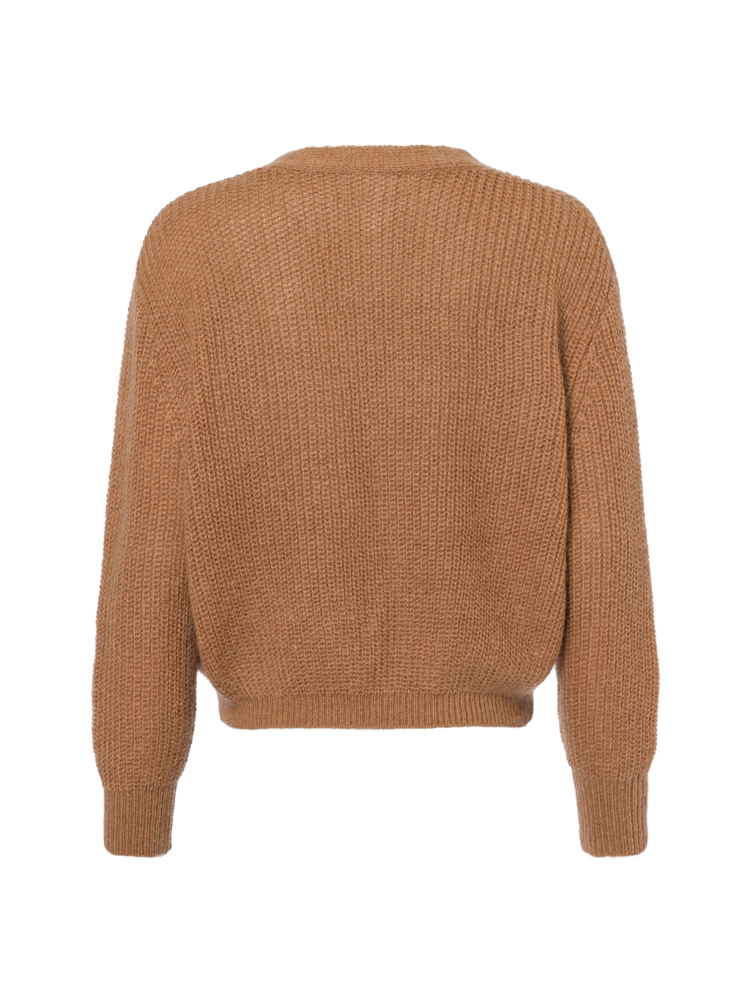 Ipuri Gebreid vest in Bruin