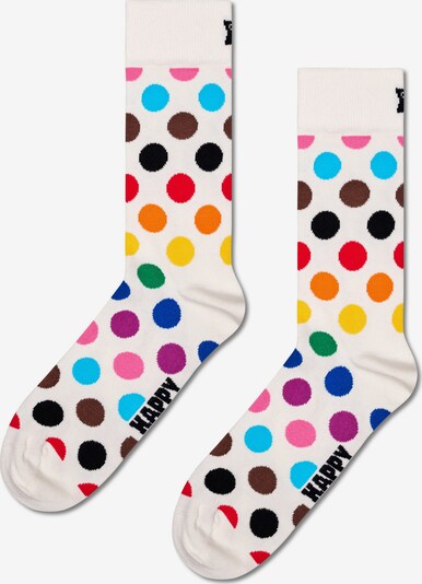 Șosete 'Pride Dots' Happy Socks pe albastru / galben / roșu / alb, Vizualizare produs