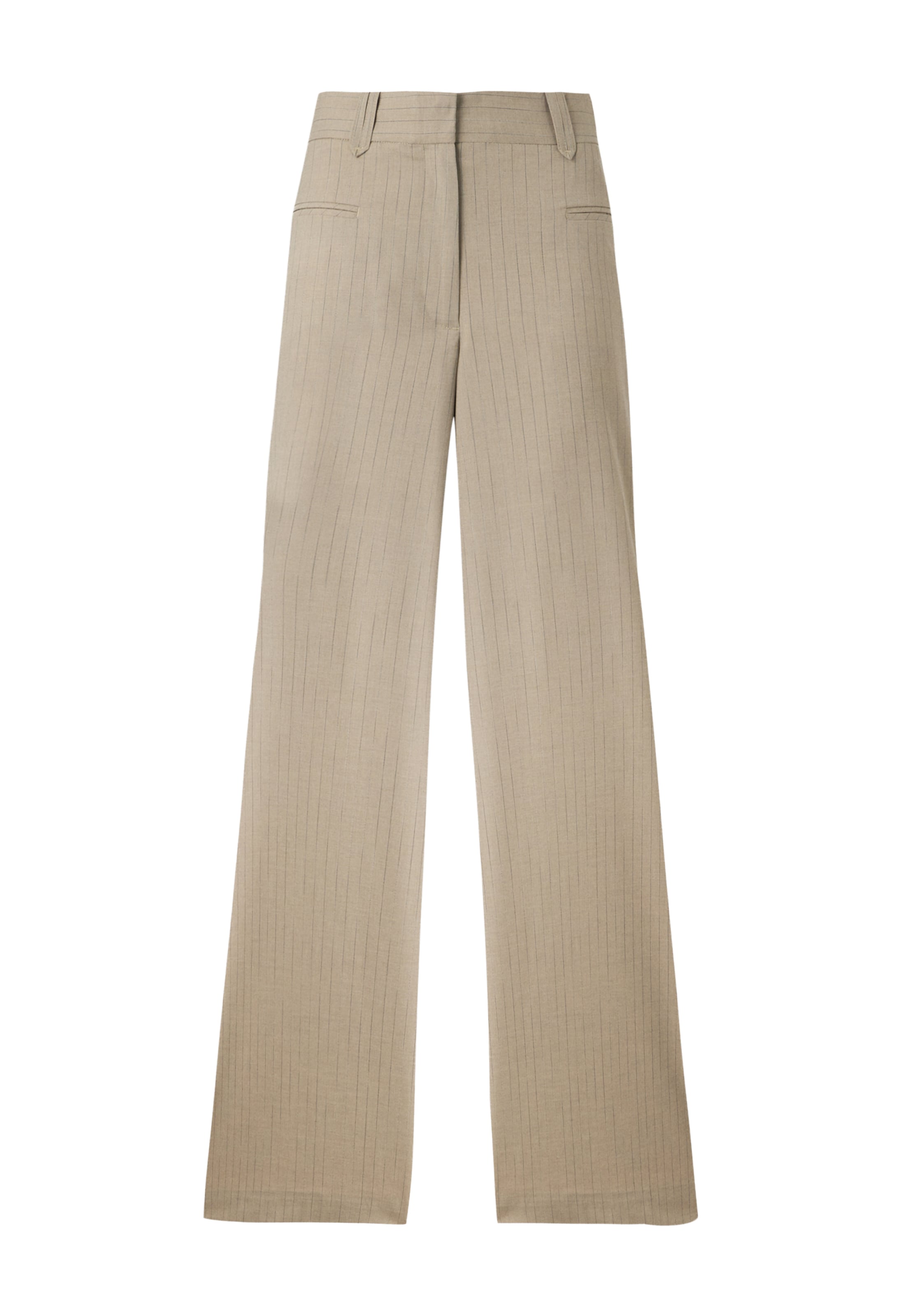 IVY OAK Wide leg Παντελόνι 'IOPATTI' σε γκρι: μπροστά