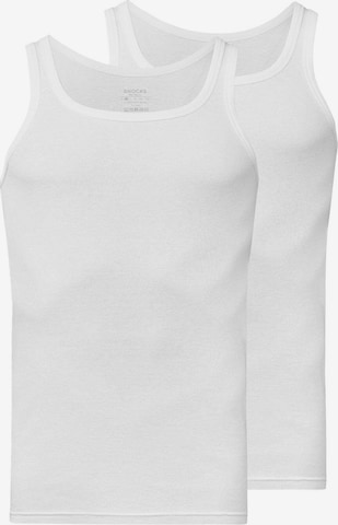 SNOCKS Undershirt in White: front