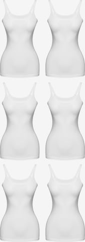 Erdem Top in Wit: voorkant