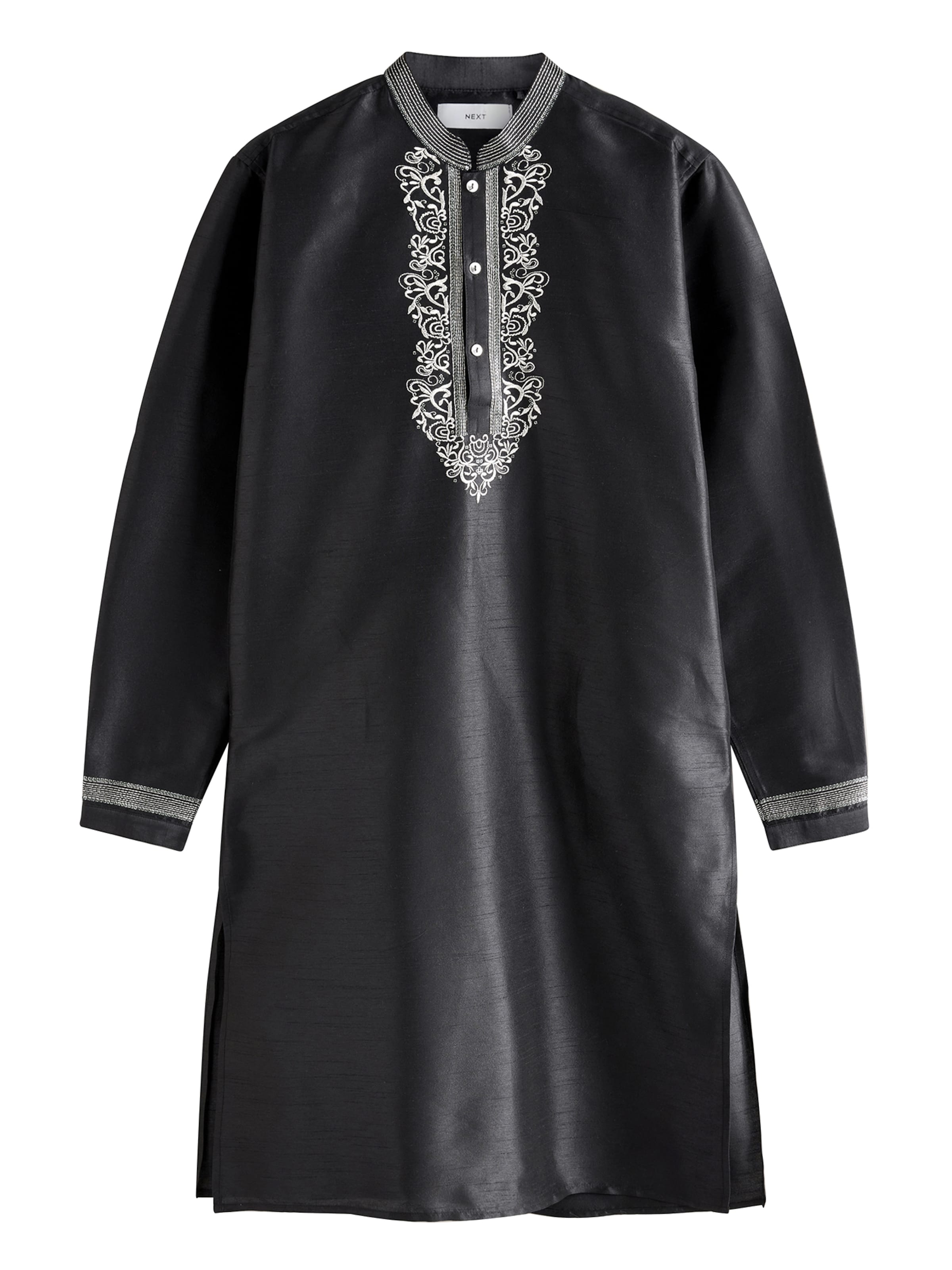 Regular fit Camicia di Next in nero: frontale