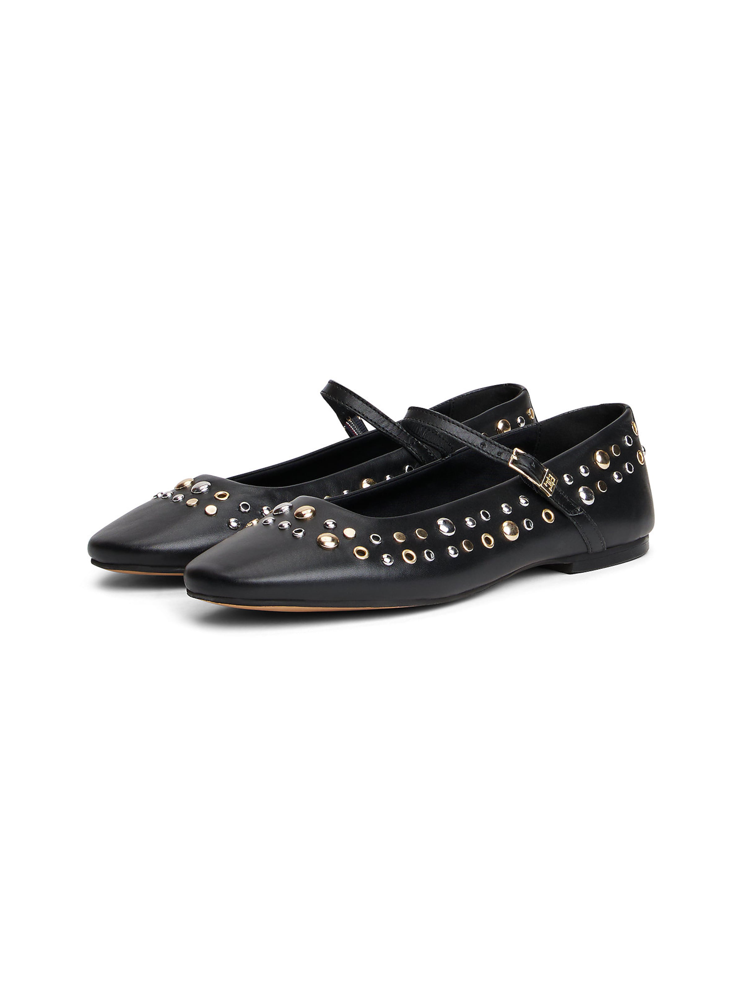 TOMMY HILFIGER Ballerina in Schwarz