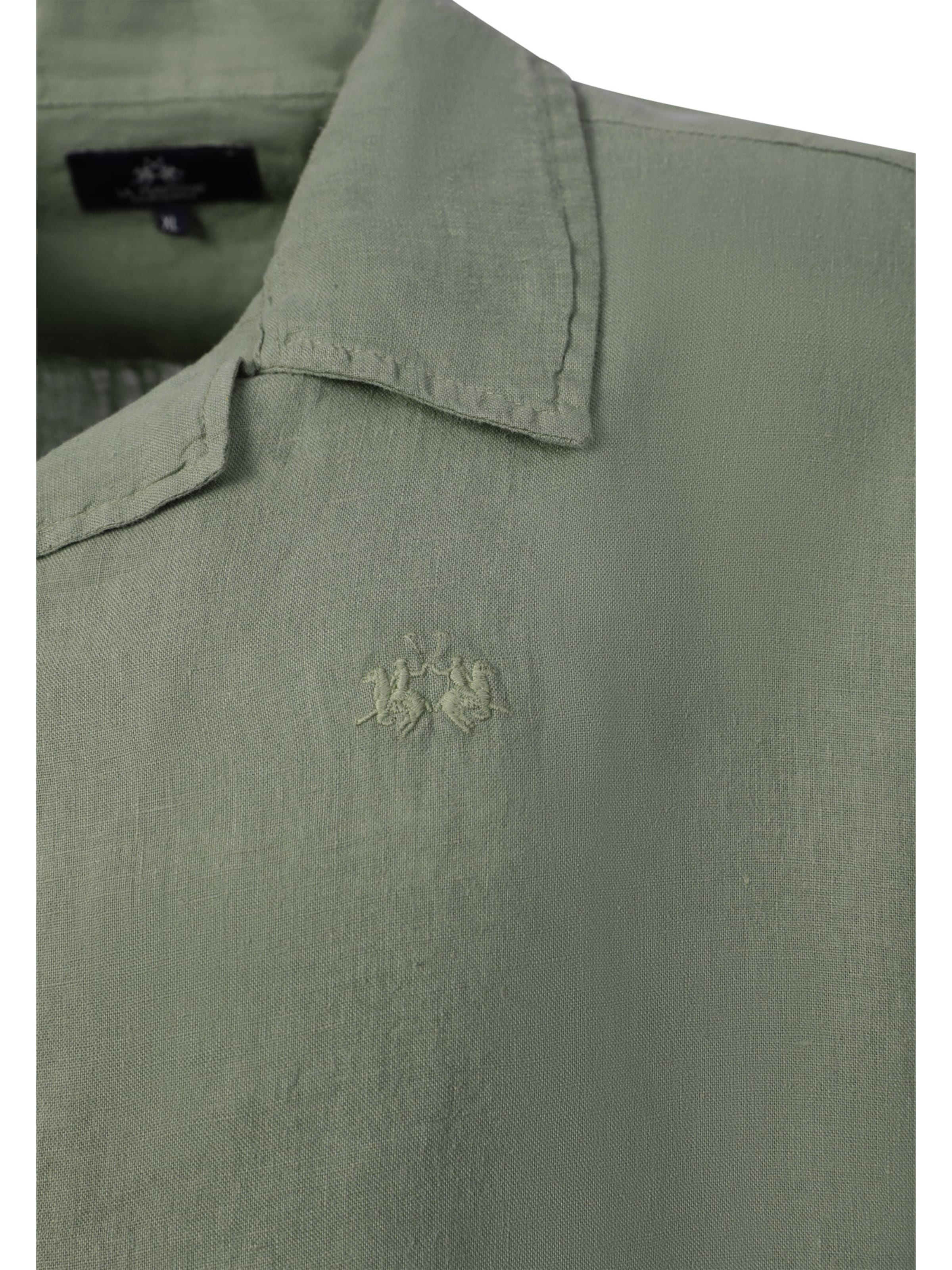 Coupe regular Chemise ' MCC025 ' La Martina en vert