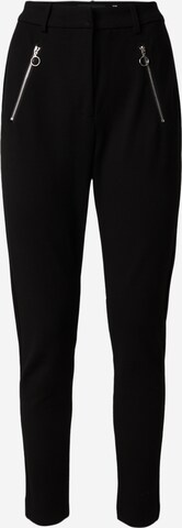 Coupe slim Pantalon 'MAYA' VERO MODA en noir : devant