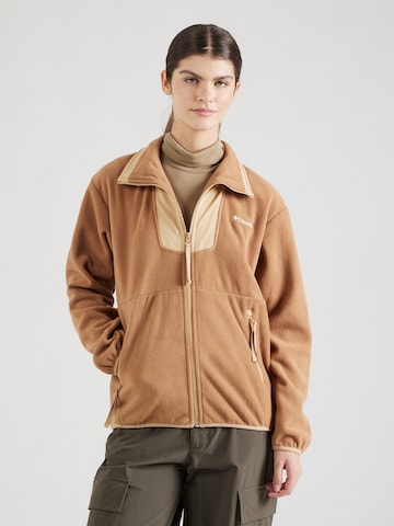 COLUMBIA Funktionsfleecejacke 'Sequoia Grove' in Braun: Vorderseite