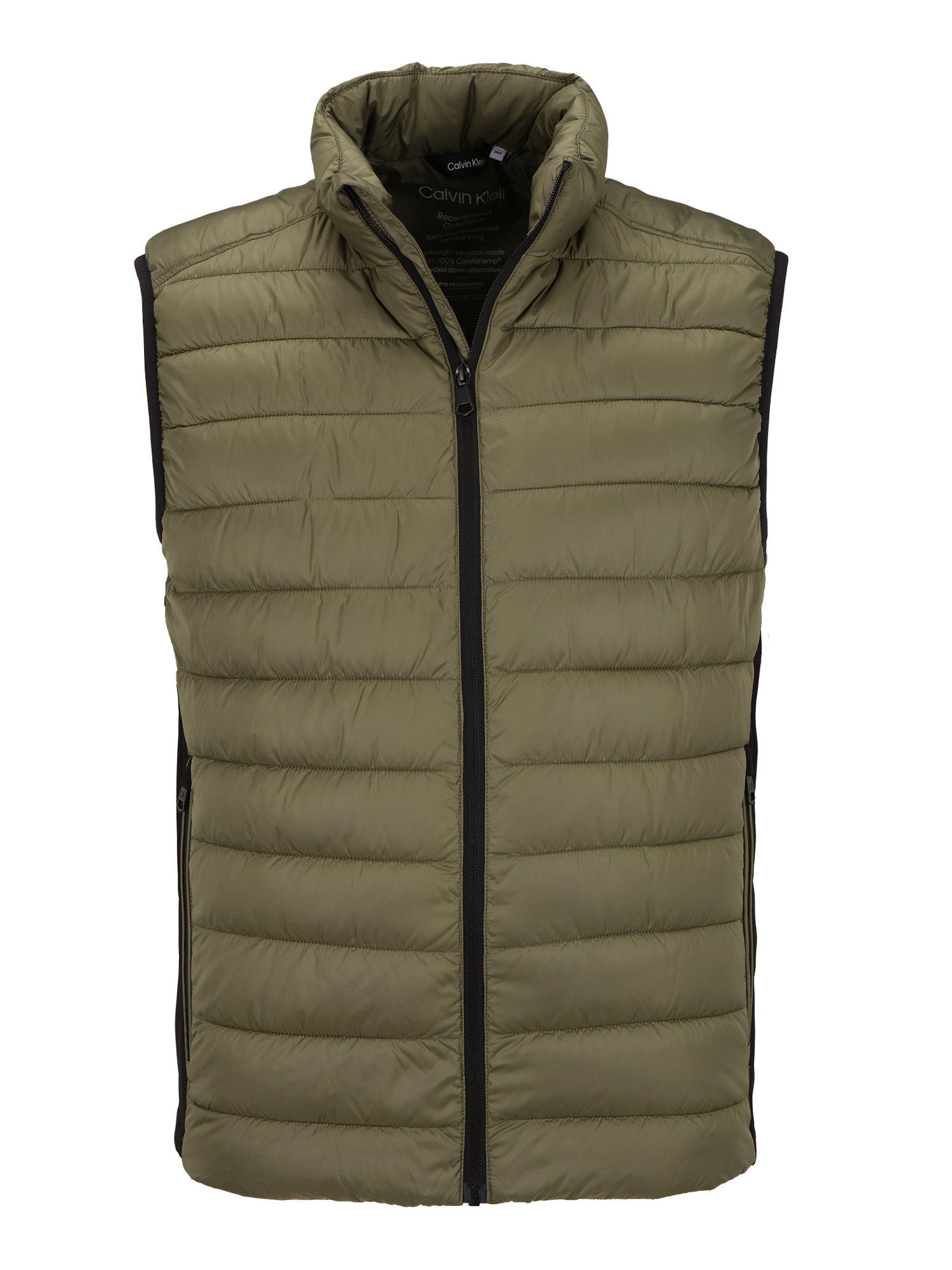 3tSgW Giacche Calvin Klein Big & Tall Gilet in Oliva 3tSgW Giacche Calvin Klein Big & Tall Gilet in Oliva