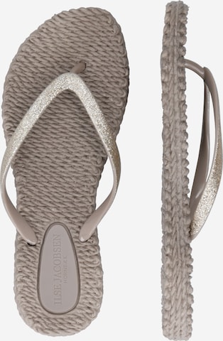 ILSE JACOBSEN T-Bar Sandals 'Cheerful 01' in Grey