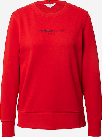 TOMMY HILFIGER Sweatshirt in Rood: voorkant