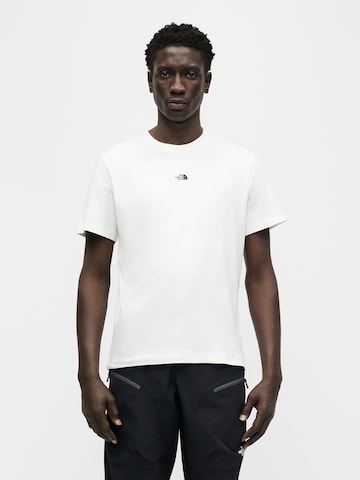 balta THE NORTH FACE Marškinėliai 'ESSENTIAL': priekis