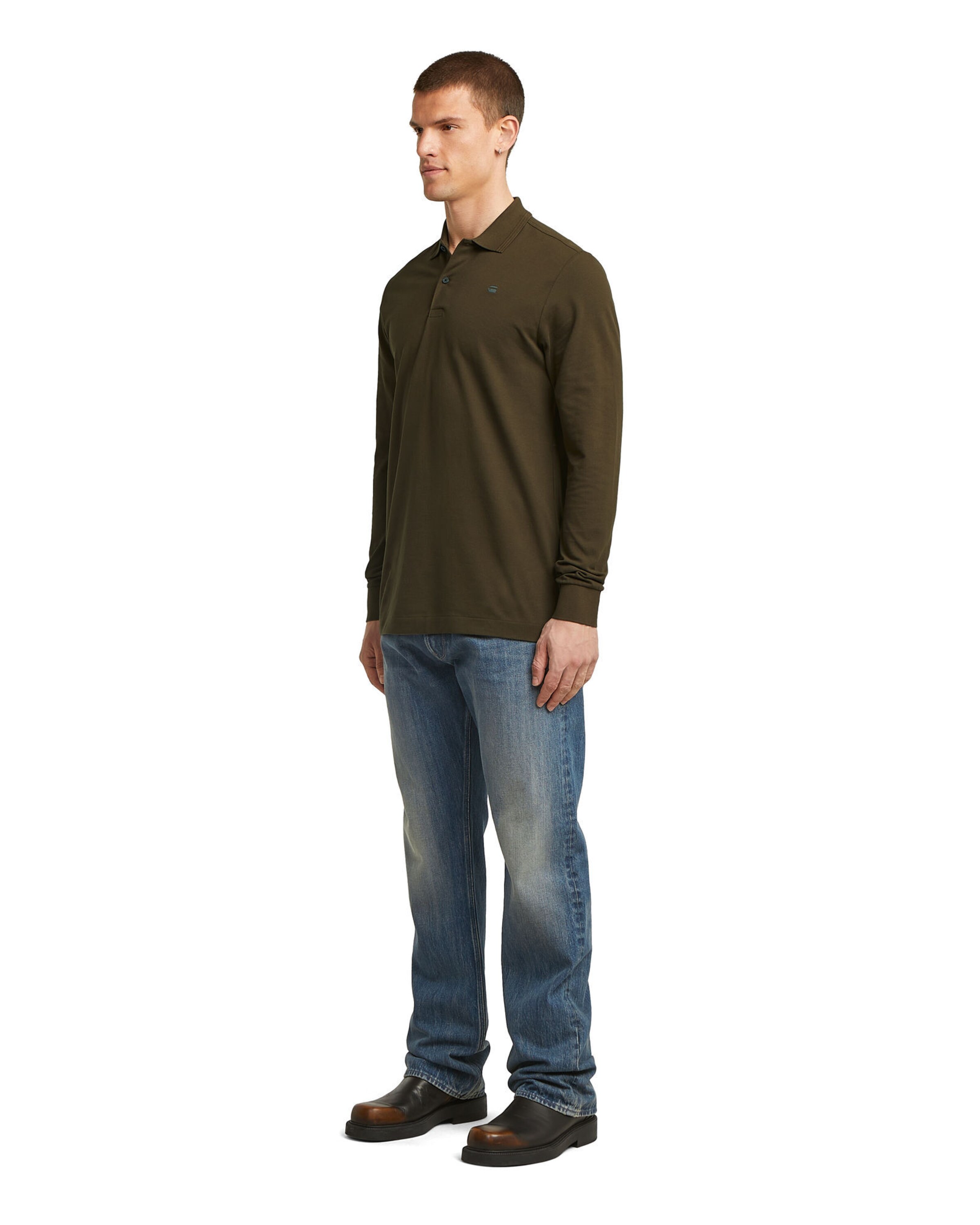 G-STAR Shirt 'Dunda' in Bruin