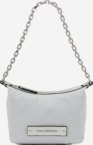 Karl Lagerfeld Skuldertaske 'Essential Crystal' i sølv: forside