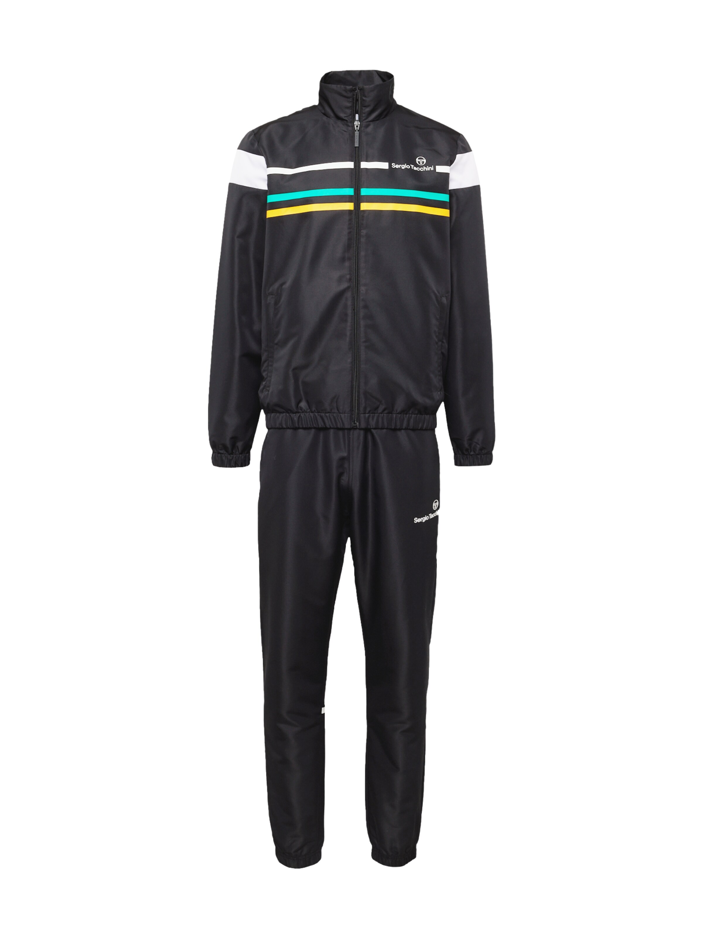 Sergio Tacchini Tracksuit 'Plug In' in Black: front