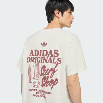T-Shirt 'Surf Shop' ADIDAS ORIGINALS en blanc