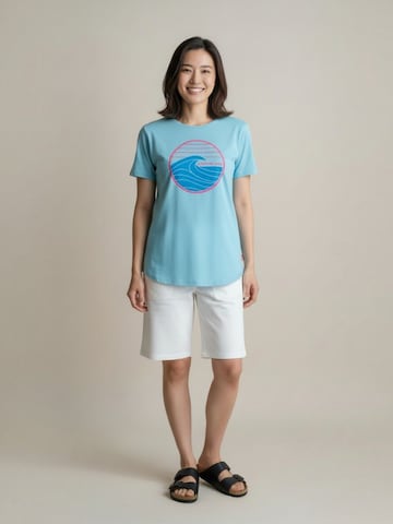 salzhaut Shirt ' STEENTJE' in Blauw