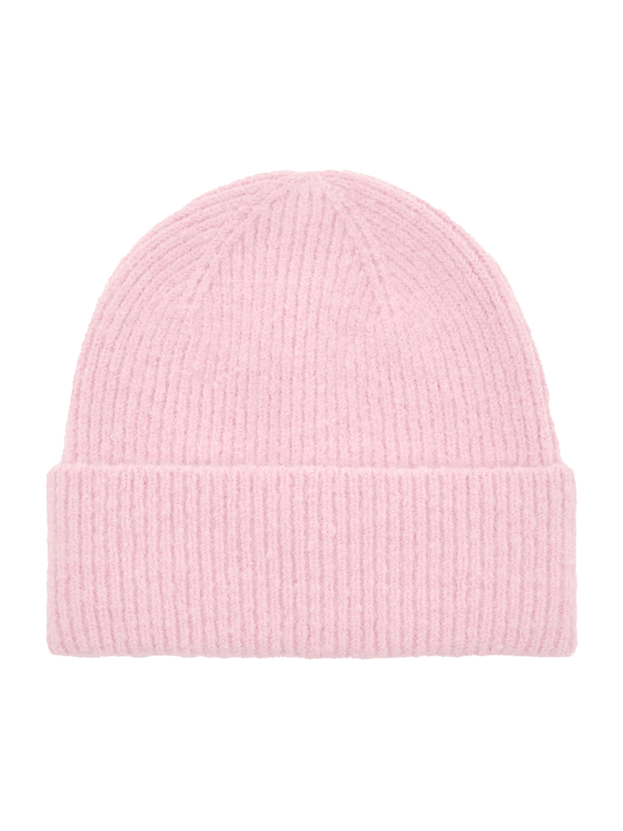 Pull&Bear Beanie in Pink: front