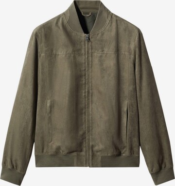 MANGO MANPrijelazna jakna 'BERO' - zelena boja: prednji dio