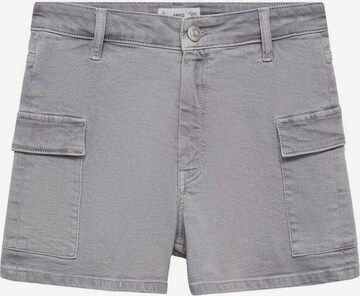 MANGO TEEN Regular Pants in Grey: front