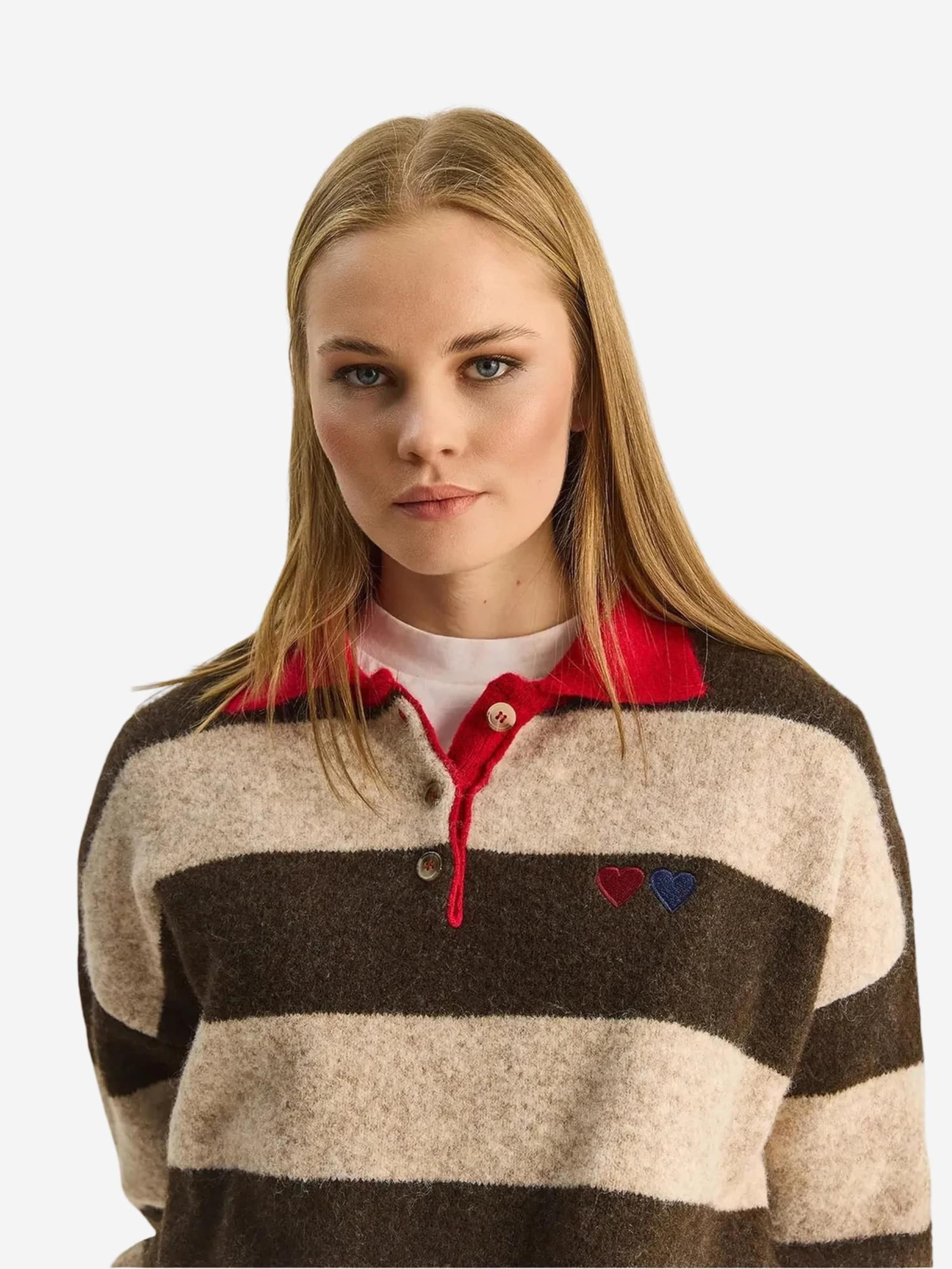Bianco Lucci Pullover in Mischfarben