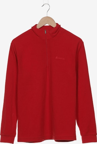 ODLO Sweatshirt & Zip-Up Hoodie in M in Red: front