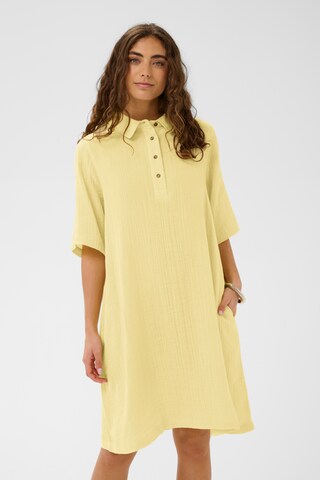 Robe CULTURE en jaune : devant