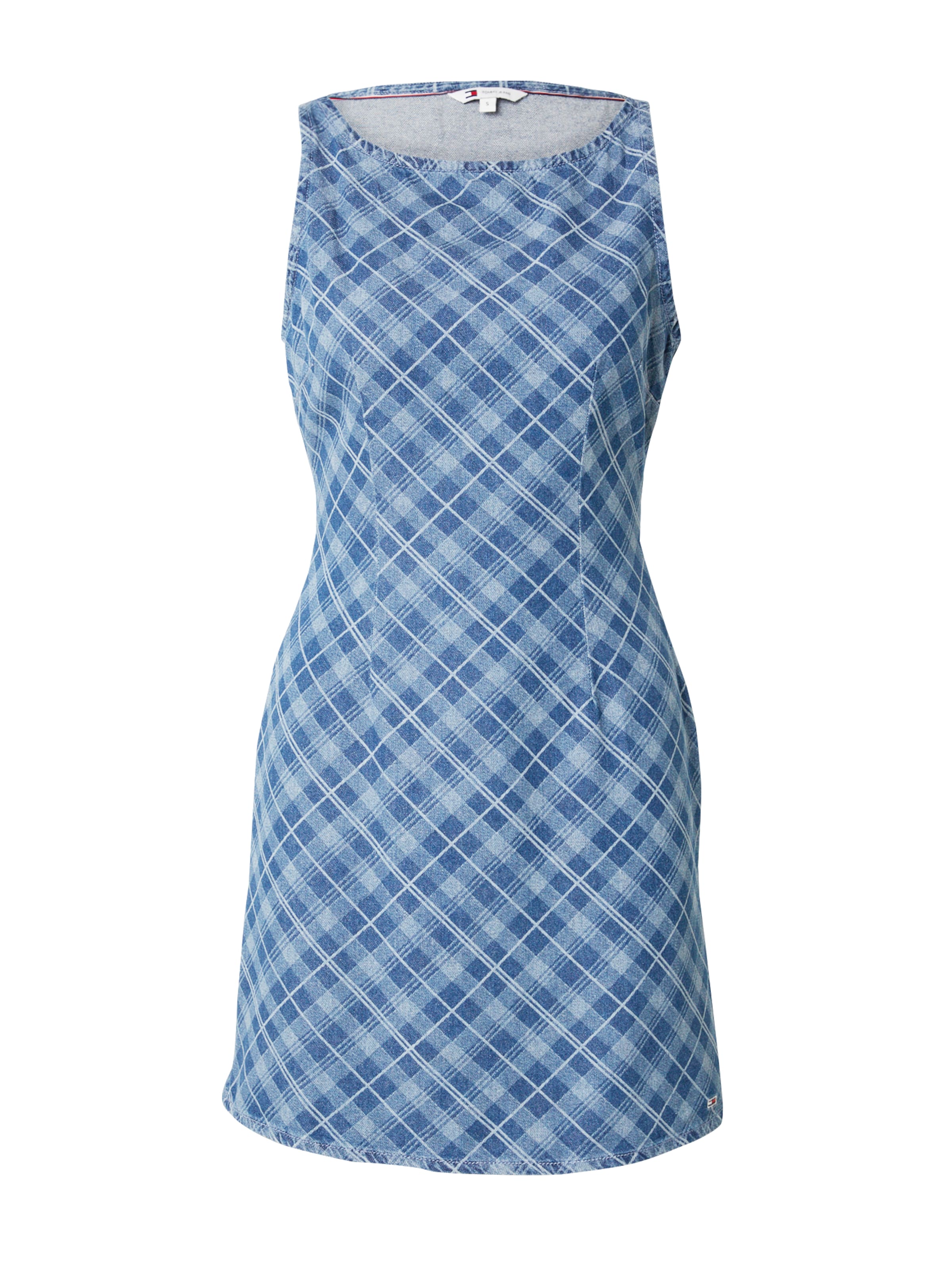 Rochie de la Tommy Jeans pe albastru: față