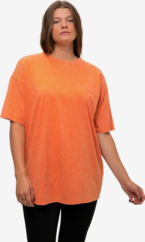 Studio Untold Shirt in Oranje: voorkant