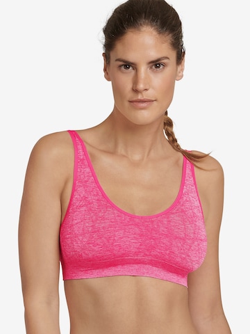 SCHIESSER Bralette Bra in Pink: front