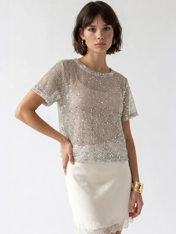 MixRay Shirt in Silver: front