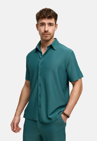 INDICODE JEANS Regular fit Overhemd 'Lamgo' in Groen