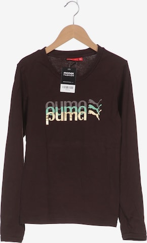 PUMA Langarmshirt S in Braun: predná strana