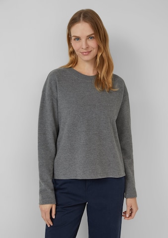 Sweat-shirt s.Oliver en gris : devant