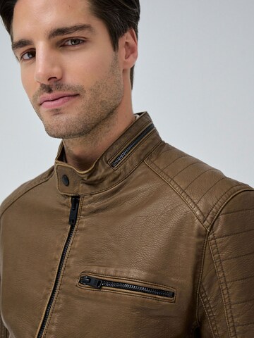 Salsa Jeans Tussenjas in Bruin