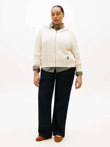 Cardigan Tommy Hilfiger Curve en beige