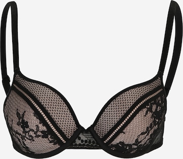 Push-up Soutien-gorge PASSIONATA en noir : devant