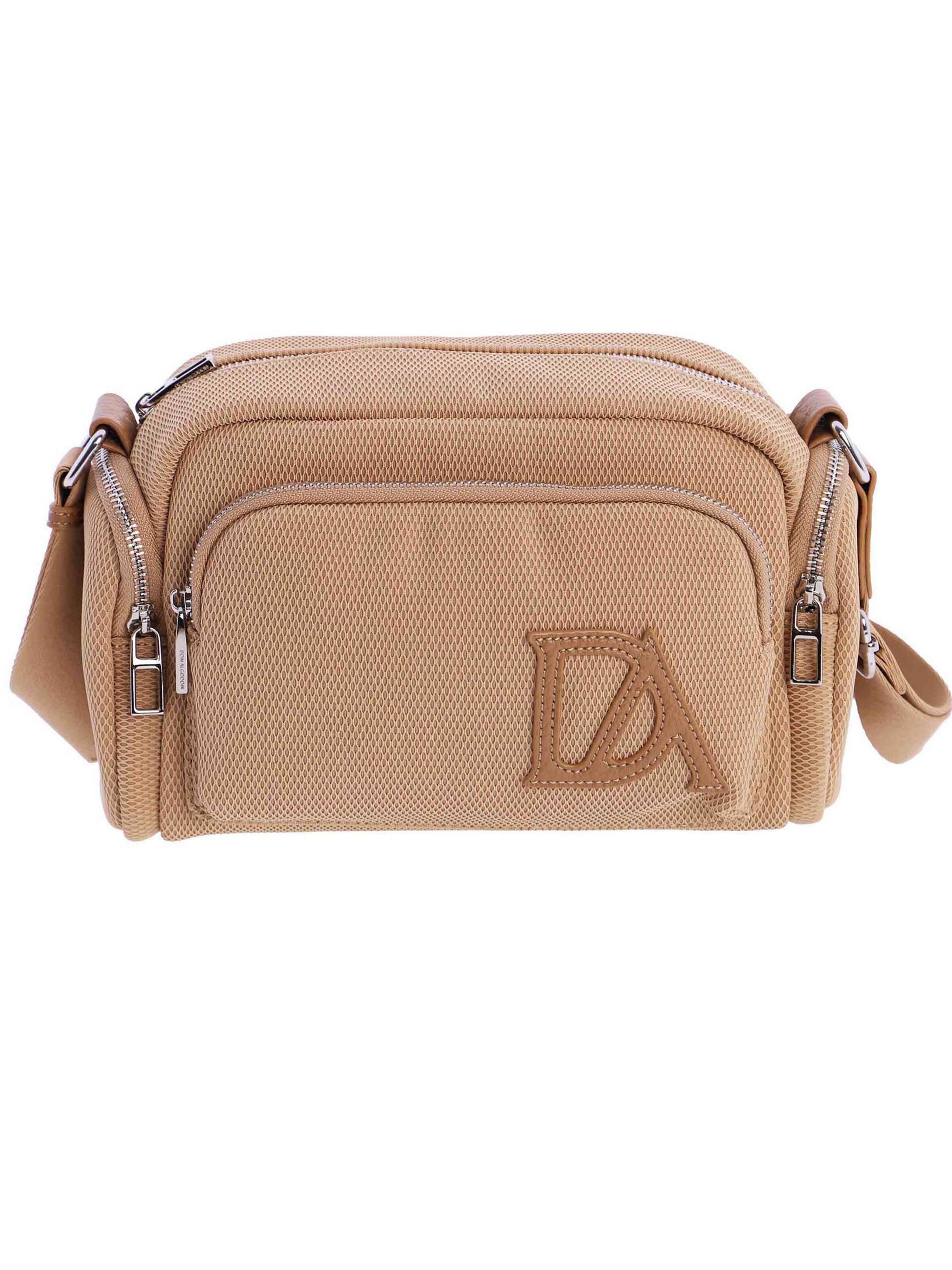 Don Algodon - Bolso de hombro 'Azure' en beige: frente