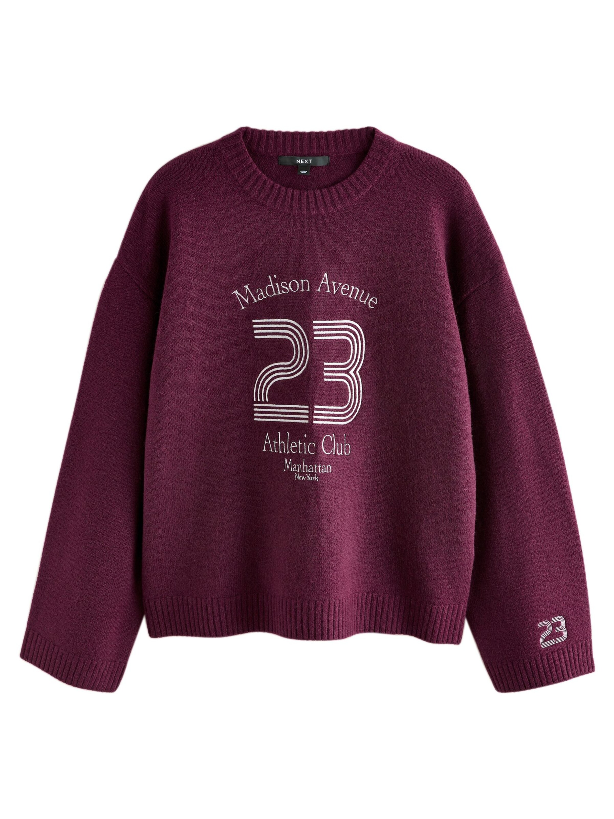 Next Pulóver - piros: elől