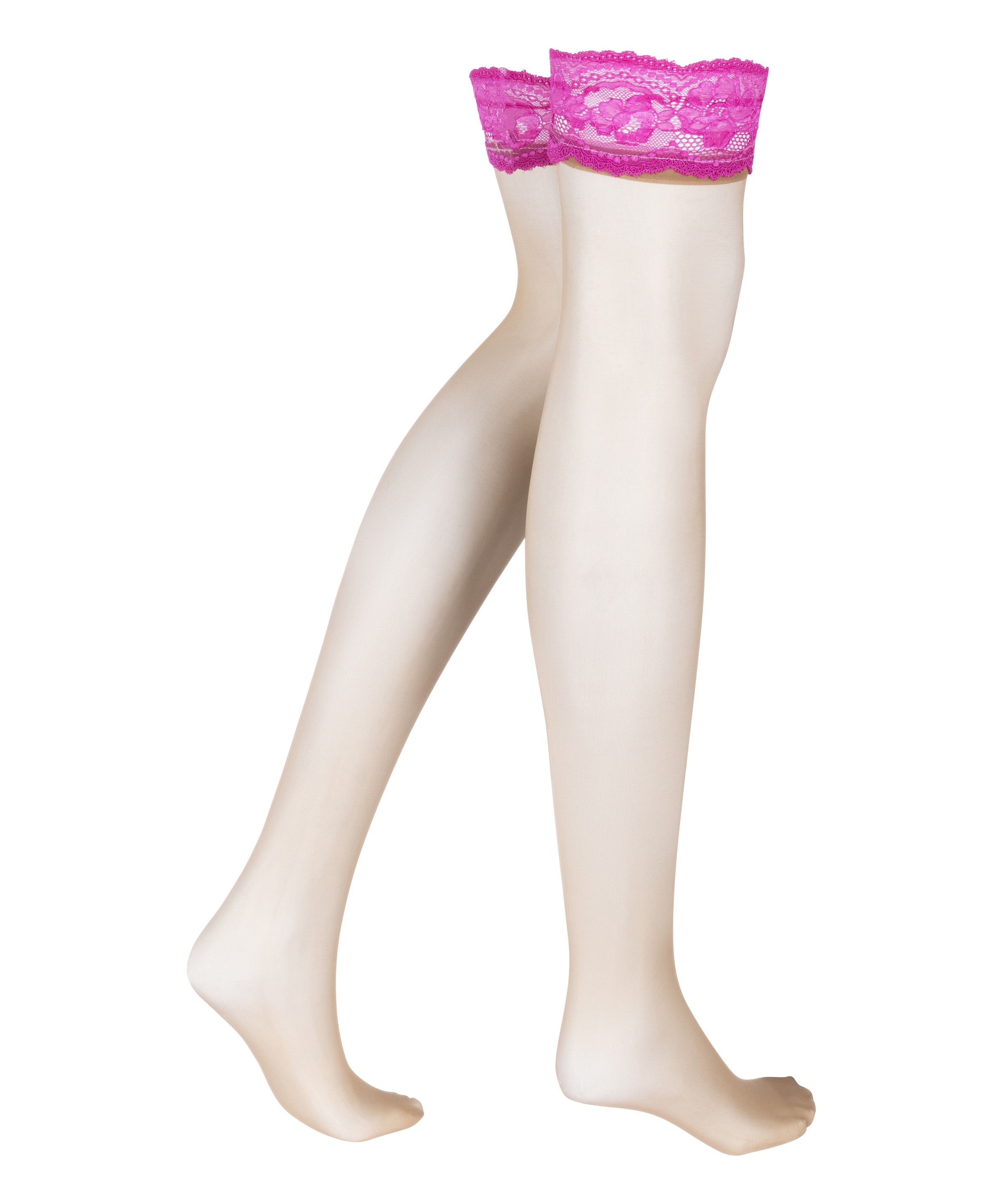 Collants avec fixation 'Stay Ups' Hunkemöller en rose : devant