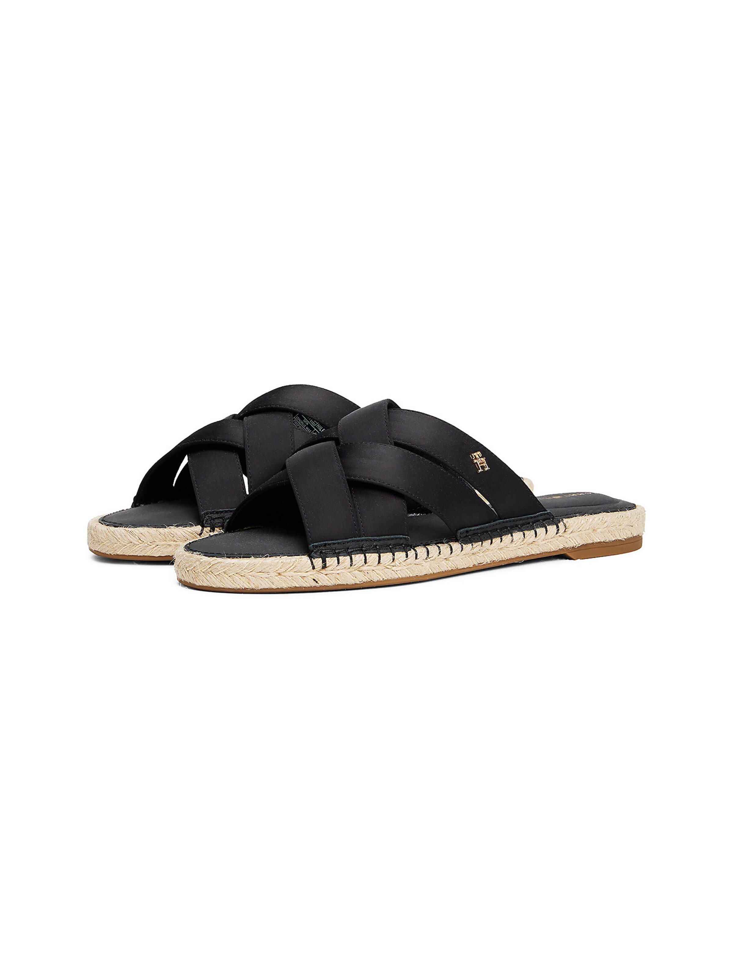 TOMMY HILFIGER Pantolette in Schwarz